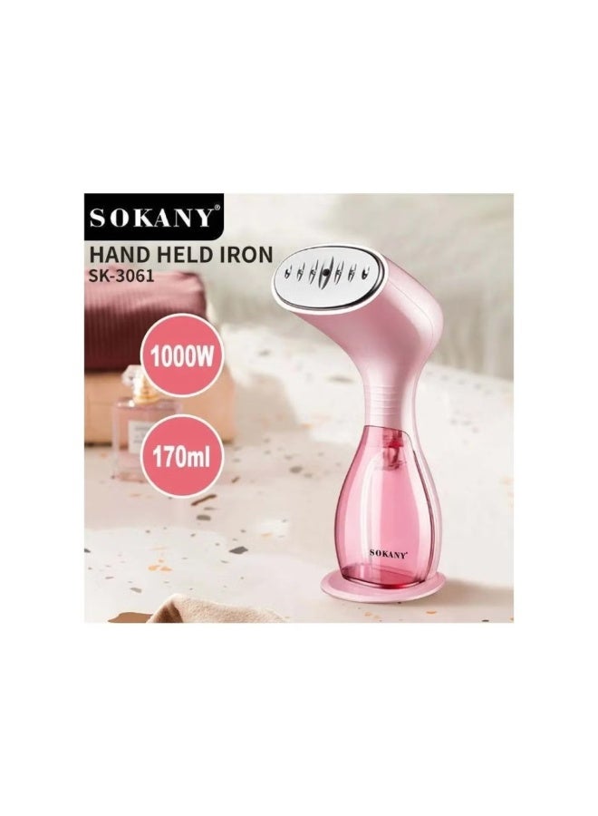 مكواة بخار يدوية من سوكاني، 1000 واط، 170 مل، sk-3061 - Image 4